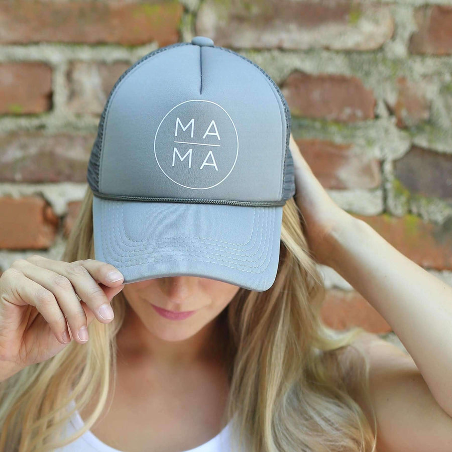 Hats - Grey MAMA Hat