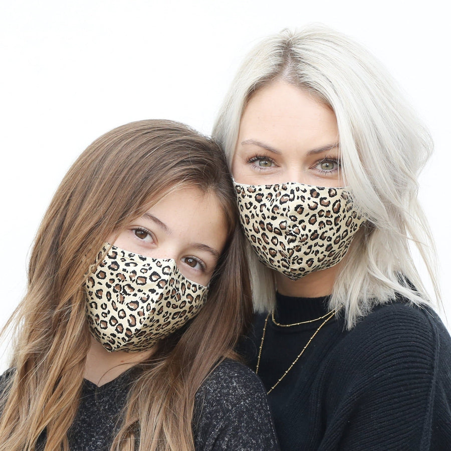 Leopard Mommy and Me Masks