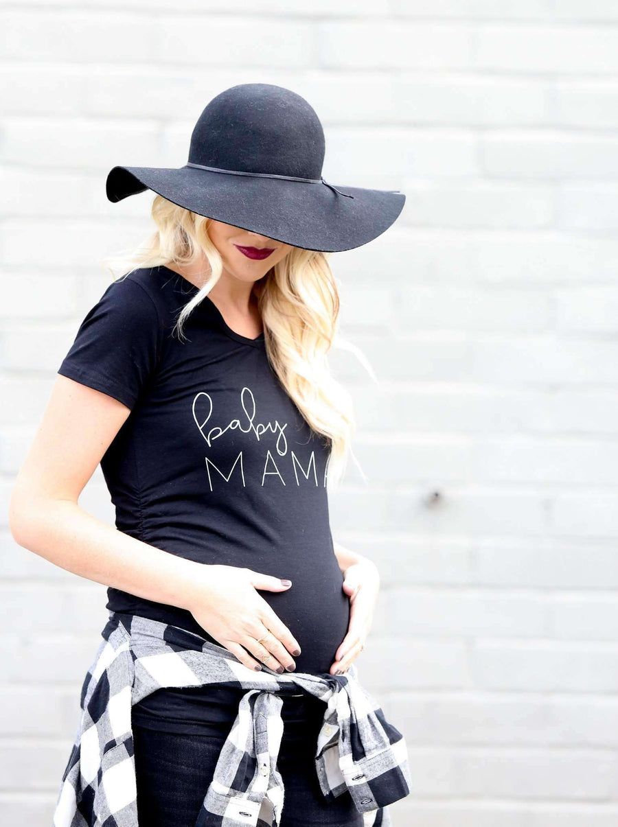 Maternity Shirt - Baby Mama Maternity Shirt